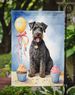 Kerry Blue Terrier Happy Birthday Garden Flag Mailbox Flag Decorative Yard Flag Banner Outside Patio Artwork Yard Flower Beds, Garden Size, Multicolor_maomaolike.com