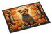Norfolk Terrier Fall Doormat Front Door Mat Indoor Outdoor Rugs For Entryway, Non Slip Washable Low Pile, 24H X 36W_maomaolike.com