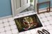 English Setter And Santa Claus Doormat Front Door Mat Indoor Outdoor Rugs For Entryway, Non Slip Washable Low Pile, 24H X 36W_maomaolike.com
