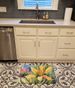 New Mexico Yucca Flower In Watercolor Memory Foam Kitchen Mat Machine Washable Anti-Fatigue Mat Cushion Comfort Bath Mat Or Kitchen Rug_maomaolike.com