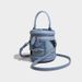 Niche Design Denim Patchwork Stylish Bucket 2026 New Casual Trendy Versatile Handbag Crossbody Small Bag_maomaolike.com