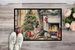 Norwegian Elkhound Cozy Christmas Doormat Front Door Mat Indoor Outdoor Rugs For Entryway, Non Slip Washable Low Pile, 24H X 36W_maomaolike.com