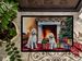 Komondor Cozy Christmas Doormat Front Door Mat Indoor Outdoor Rugs For Entryway, Non Slip Washable Low Pile, 24H X 36W_maomaolike.com