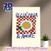 Pizza Pasta & Amore Themed Painting Poster, Hand-drawn Vibrant Italian Food Scene Poster, Warm Cheerful Design To Add Cozy Vibe, Ideal For Kitchen And_maomaolike.com