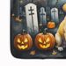 Yellow Labrador Retriever Spooky Halloween Memory Foam Kitchen Mat Machine Washable Anti-Fatigue Mat Cushion Comfort Bath Mat Or Kitchen Rug_maomaolike.com