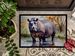 Hippopotamus Doormat Front Door Mat Indoor Outdoor Rugs For Entryway, Non Slip Washable Low Pile, 24H X 36W_maomaolike.com