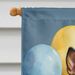 Australian Cattle Dog Happy Birthday House Flag Large Porch Sleeve Pole Decorative Outside Yard Banner Artwork Wall Hanging, Polyester, House Size, Multicolor_maomaolike.com