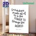 Inspirational Quote Painting Poster, Minimalist Handwritten Typography Poster, Uplifting Motivational Message, Suitable For Home Office, Living Room_maomaolike.com