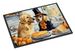 Golden Retriever Fall Kitchen Pumpkins Doormat Front Door Mat Indoor Outdoor Rugs For Entryway, Non Slip Washable Low Pile, 24H X 36W_maomaolike.com