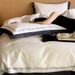 1 Minimalist Light Luxury Style 100S Long Staple Cotton Four-Piece Set Simple Letter Embroidery All-Cotton Duvet Cover Sheet For B_maomaolike.com
