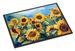 Sunflowers In Watercolor Doormat Front Door Mat Indoor Outdoor Rugs For Entryway, Non Slip Washable Low Pile, 24H X 36W_maomaolike.com