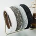 New European and American Fashion Light Luxury Full Diamond Pearl Headband Women's Korean Style Face Wash Headpiece_maomaolike.com
