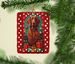 Irish Setter Holiday Christmas Porcelain Ornament Christmas Tree Hanging Decorations For Home Christmas Holiday, Rectangle, Gift, Multicolor_maomaolike.com