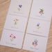 Creative Cute Simple Plant Flower Greeting Ins Style Mid-Autumn Teacher's Day Student DIY Blank Small Card_maomaolike.com