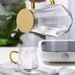 1PCS Diamond Texture Teapot Set Hot Cold Kettle Jug Transparent Coffee Pot Home Water Carafe Glass Pitcher_maomaolike.com