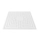 VEVOR Ceiling Tiles 12-Pack 24 X 24 In PVC Easy Installation White Echo Pattern_maomaolike.com