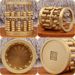 Brass Abacus Pen Holder Gold 0kg New Chinese Style Ornament Desktop Creative Gift Copper Artwork Home Decoration_maomaolike.com