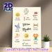 Muslim Affirmation Painting Poster, Warm Whimsical Illustrated German Positive Statements Poster, Cultivates Positive Self-perception, Ideal For Home_maomaolike.com