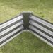 Raised Garden Bed Kit - Metal Raised Bed Garden 7.6x3.7x0.98ft For Flower Planters, Vegetables Herb Silver_maomaolike.com