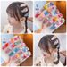 Unisex Kids Quicksand hair clip Hair accessories for girls cartoon don't hurt bangs broken hair clip for girls sweet little clip_maomaolike.com