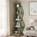 Modern Wall Corner Bookshelf Bookcase_maomaolike.com