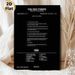 Fin Des Temps Album Tracklist Painting Poster, Sleek Monochrome Typographic Poster, Displays Complete Album Details, Ideal For Music Rooms And Home_maomaolike.com