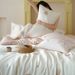 Cool Ice Silk Quilt Cover Cute And Girly Summer Double-sided Tencel Four-piece Set With Fresh Cherry Embroidery,_maomaolike.com