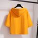 Women's Clothing 2023 Summer New Sun Protection Hooded Short Sleeve T shirt Female Student Clothes Female Loose Tops Women's Clothing Wholesale_maomaolike.com