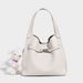 Unique Design Large-capacity Tote High-end Feel, Casual And Laid-back Style, With A Clasp, Can Be Worn As An Underarm Shoulder Bag_maomaolike.com