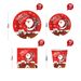 Christmas Party Supplies Paper Plates, 50pcs Table Decorations Christmas Disposable Dinnerware Set Includes Paper Plates Napkins Cup Serves 10 For Xmas Holiday Party Supplies_maomaolike.com