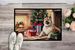 Akita Cozy Christmas Doormat Front Door Mat Indoor Outdoor Rugs For Entryway, Non Slip Washable Low Pile, 24H X 36W_maomaolike.com