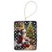Westie And Santa Claus Porcelain Ornament Christmas Tree Hanging Decorations For Home Christmas Holiday, Rectangle, Gift, Multicolor_maomaolike.com