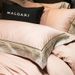 1 Light 140-Count Long-Staple Cotton Four-Piece Set High-End Luxury Solid Color Home High-Value Bedding_maomaolike.com