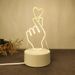 Ferris Wheel Creative 3D Night Acrylic LED Colorful Light, Dreamy And Girlish, Small Table Lamp Bedroom, Plug-in For_maomaolike.com