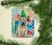 Shar Pei Christmas Porcelain Ornament Christmas Tree Hanging Decorations For Home Christmas Holiday, Rectangle, Gift, Multicolor_maomaolike.com