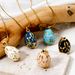 1 Piece Brass Easter Day Charms For Jewelry Making Faberge Egg Flower Vine Enamel Clear Cubic Zirconia Pendant DIY 28mm_maomaolike.com
