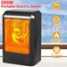 500W Portable Electric Heater PTC Ceramic Heating Fan 3S Heating Space For Home Office Use_maomaolike.com