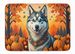 Siberian Husky Fall Memory Foam Kitchen Mat Machine Washable Anti-Fatigue Mat Cushion Comfort Bath Mat Or Kitchen Rug_maomaolike.com