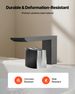 Roman Tub Faucet, 3 Hole Waterfall Bathtub Faucet, Roman Bathtub Faucets Set With Shower Head & 1 Handle, Romans Bathtub Faucets For Pet Washing, Adult Bathing, Matte Black, Stainless Steel_maomaolike.com