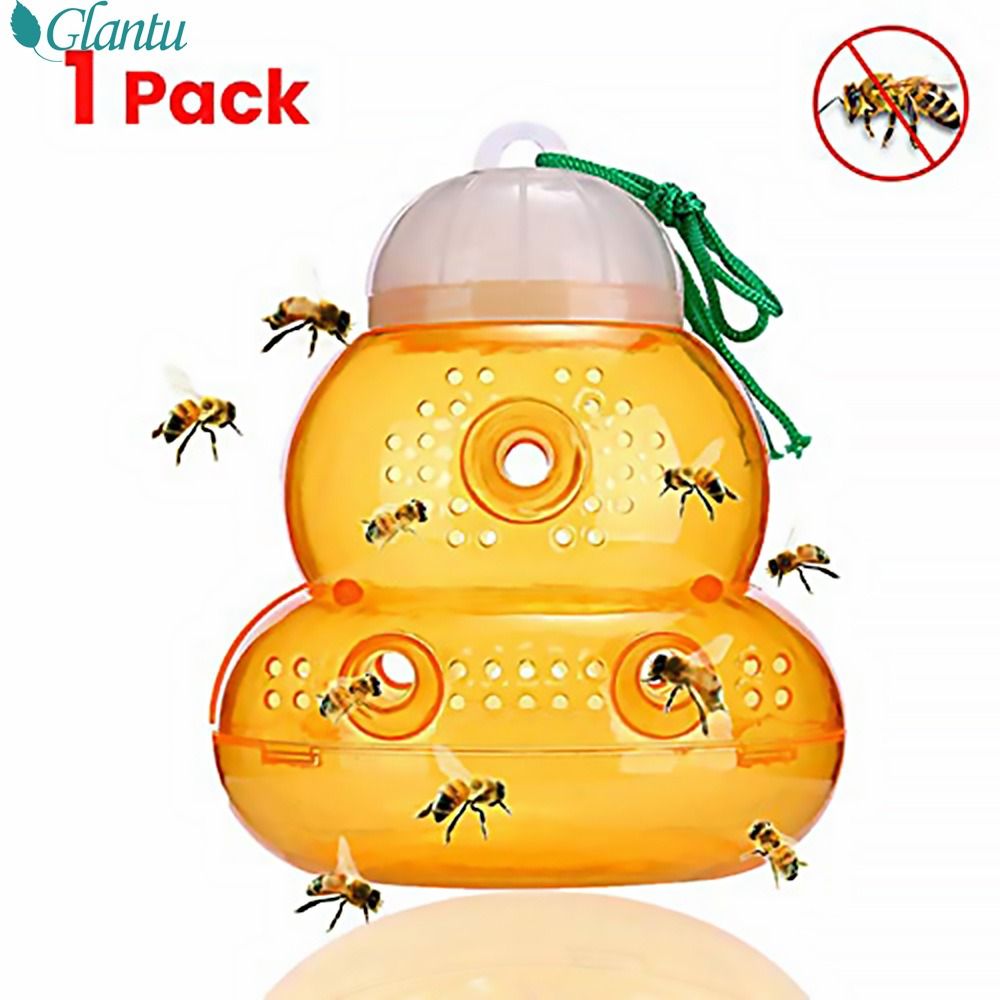 Outdoor Reusable Portable Wasp Catcher Non-toxic Pest Control Garden Multi-hole Bee Trap For Home Farm Yard Supplies_maomaolike.com
