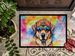 Hippie Dawg Doormat Front Door Mat Indoor Outdoor Rugs For Entryway, Non Slip Washable Low Pile, 24H X 36W_maomaolike.com