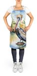 Louisiana Brown Pelican Apron Cooking Kitchen Server Baking Crafts Gardening For Adult Women Men, Unisex, Large, Multicolor_maomaolike.com
