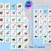 Persian Alphabet Learning Painting Poster, Vibrant Cartoon-style Illustrated Poster, Displays Alphabet Letters With Matching Objects & Animals, Ideal_maomaolike.com