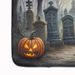 Affenpinscher Spooky Halloween Memory Foam Kitchen Mat Machine Washable Anti-Fatigue Mat Cushion Comfort Bath Mat Or Kitchen Rug_maomaolike.com