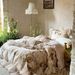 Summer Ice Silk Quilt Cover French-style Romantic Floral Lyocell Cotton Four-piece Set, Spring-summer Cool Vintage-style_maomaolike.com