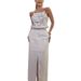 Holiday Daily Women's Streetwear Solid Color Linen Cotton Skirt Sets Skirt Sets_maomaolike.com