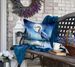 Blue Heron Under The Moonlight Throw Pillow Machine Washable, Indoor Outdoor Decorative Pillow For Couch, Bed Or Patio, 18Hx18W_maomaolike.com