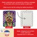 Yorkshire Terrier King Of Mardi Gras Porcelain Ornament Christmas Tree Hanging Decorations For Home Christmas Holiday, Rectangle, Gift, Multicolor_maomaolike.com