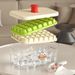 Cube Mold Household Food Grade Refrigerator Storage Box Double Layer With Lid Press Type Large Capacity Ice Tray Magic_maomaolike.com
