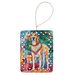 American English Coonhound Christmas Porcelain Ornament Christmas Tree Hanging Decorations For Home Christmas Holiday, Rectangle, Gift, Multicolor_maomaolike.com